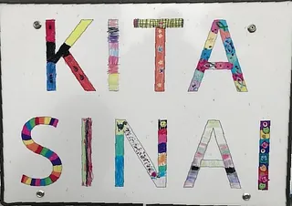 Schriftzug Kita Sinai