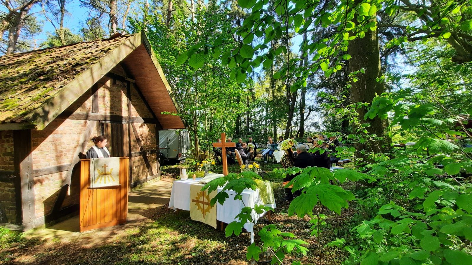 Gottesdienst im Wald